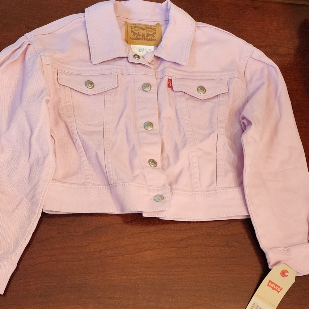 Levi's Kids Pink Denim Jacket